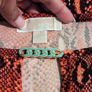 Michael Kors Dress medium orange and black